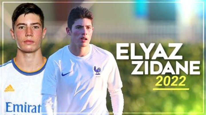 Elyaz Zidane also plays for France at youth level
