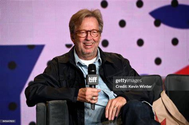 Eric Clapton during a 2017 concert in Madison Square Garden
