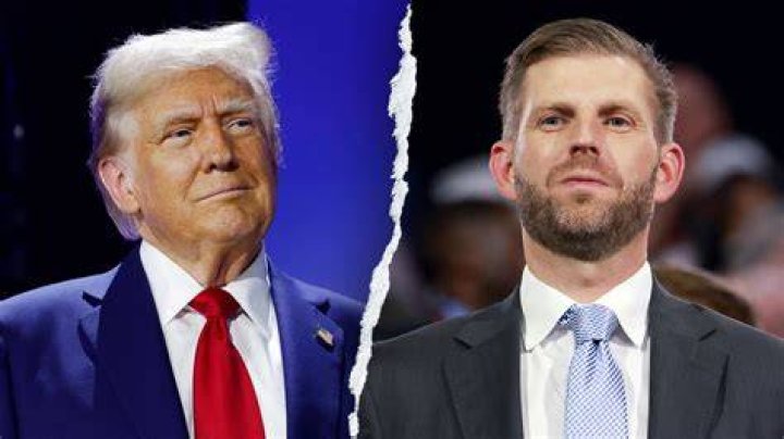 Eric Trump is pictured overseeing preparations for sister Tiffany Trump&rsquo;s wedding