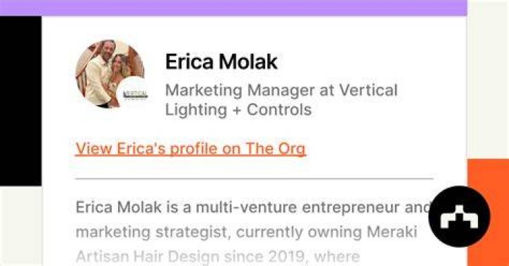 Erica is a marketing manager