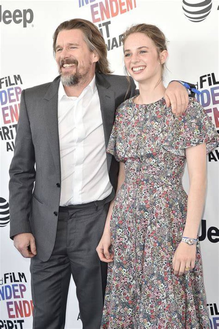 Ethan Hawke and Maya Thurman Hawke