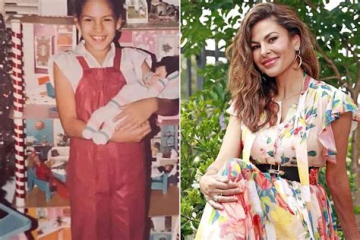 Eva Mendes shared a throwback photo of her running in the beach