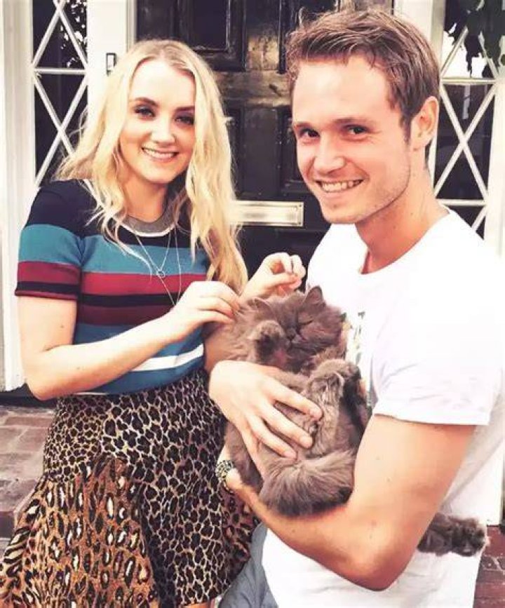Evanna and co-star Robbie Jarvis - who played James Potter - dated for nine years