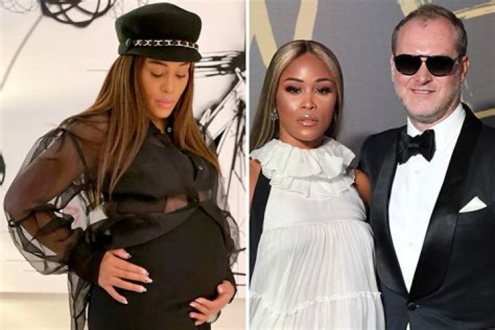 Eve, 42, is expecting her first child with husband Maximillion