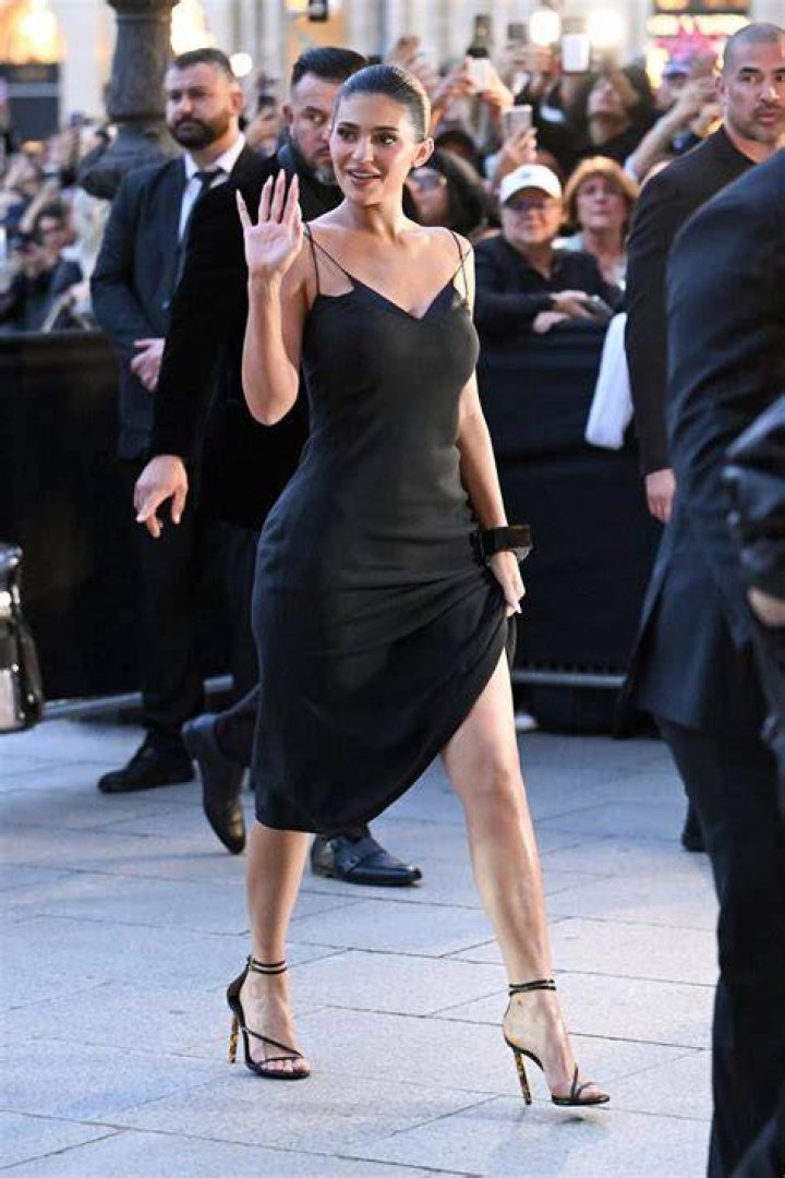 Even Kylie Jenner wore black and covered her gloved-hands with jewels as fans said the Kardashians evoked 'a funeral'
