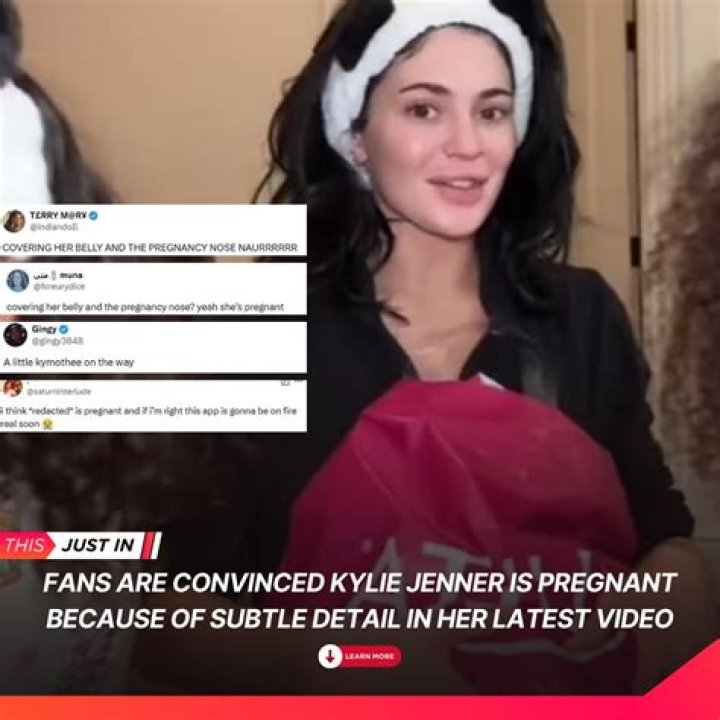 Fans are convinced that Kylie is pregnant with her second child