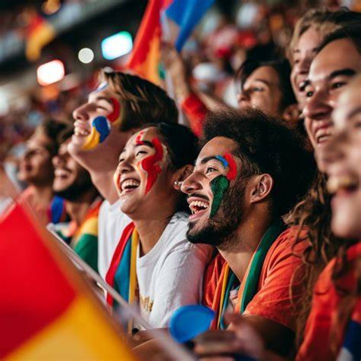 Fans cheered loudly through the blistering heat