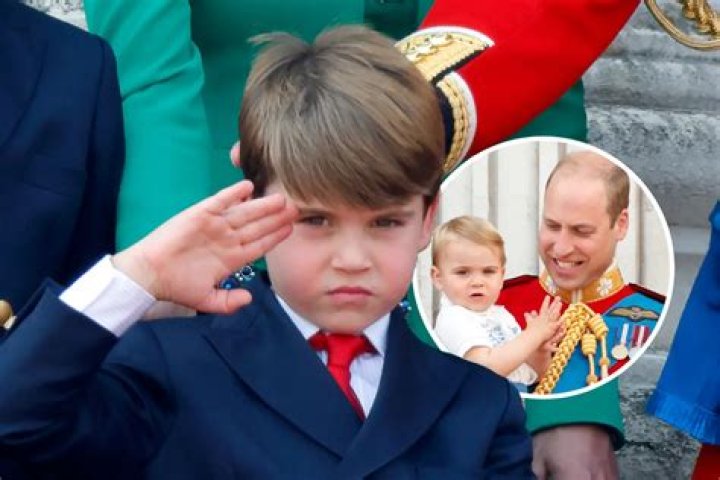 Feature Prince Louis Has Adorable Reaction to Loud Planes During Trooping the Colour Flyover