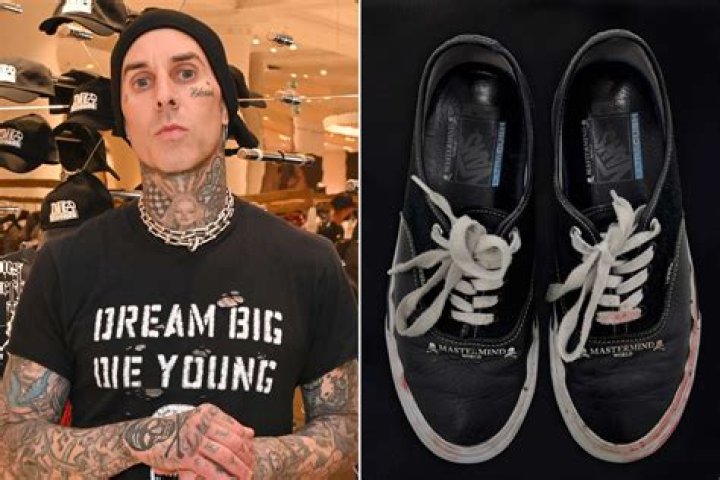 Feature Travis Barker Sells His Bloody Vans