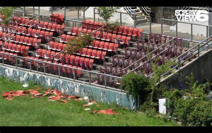 Feral cats and bats invaded the ballpark in Shreveport, Louisiana, after it went out of use in the 2010s