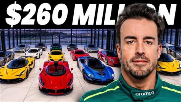 Fernando has several supercars including a McLaren
