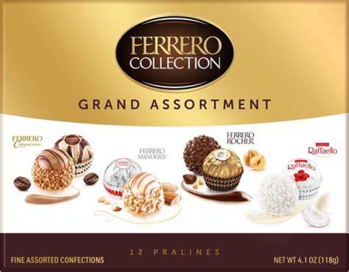 Ferrero Collection Premium Gourmet Assorted Hazelnut Milk Chocolate, Dark Chocolate and Coconut, Luxury Chocolate Gift for Valentine's Day, 6.1 oz, 16 Count