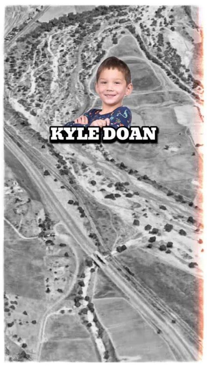 Five-year-old Kyle Doan told his mom to 'be calm' before he was swept away by floodwaters, which have already claimed 18 lives in California since the new year.