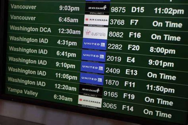 Flights were affected by staff shortages and weather chaos