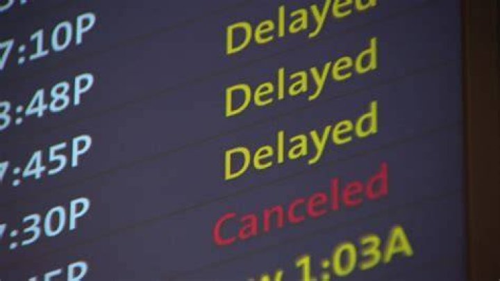 Flights were canceled or delayed in several states as well as in Puerto Rico.