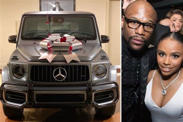  Floyd Mayweather shocked daughter Iyanna, 19, by buying her a &pound;140,000 Mercedes G63 for Christmas