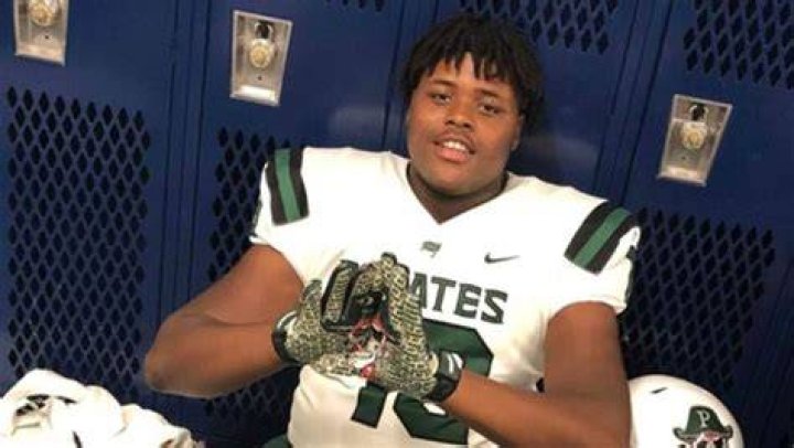 Football player Jaumarcus McFarland died on Tuesday after the elevator collapsed, pinning him between the second and third floors