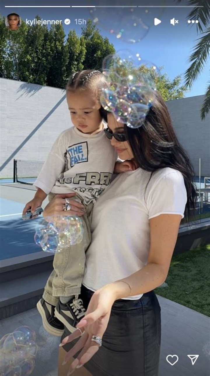 For her son Aire, Kylie marked his recent first birthday by gifting him a selection of mini cars among other presents and an over-the-top party