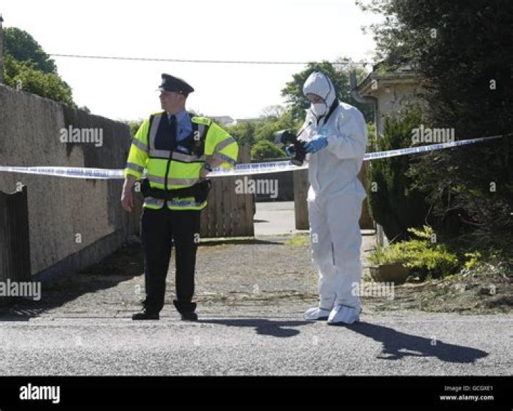  Forensic officers assess the raided home in Upminster, East London
