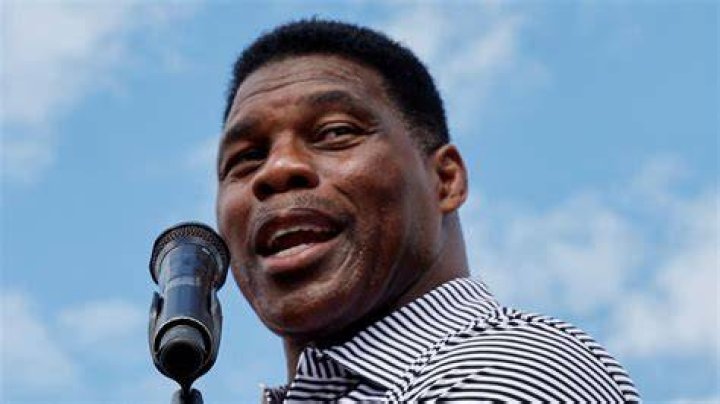 Former NFL star, Georgia Republican Senate candidate Herschel Walker with his devoted wife, Julie Blanchard