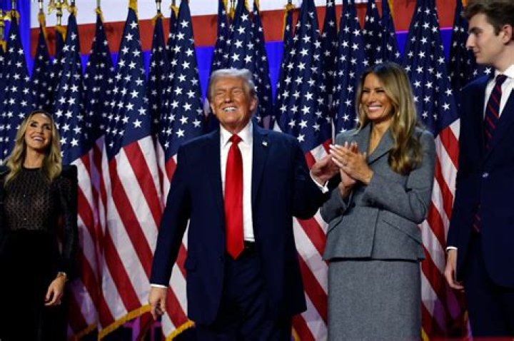 Former President Donald Trump and his daughter Tiffany arrive at Mar-a-Lago Club on Friday
