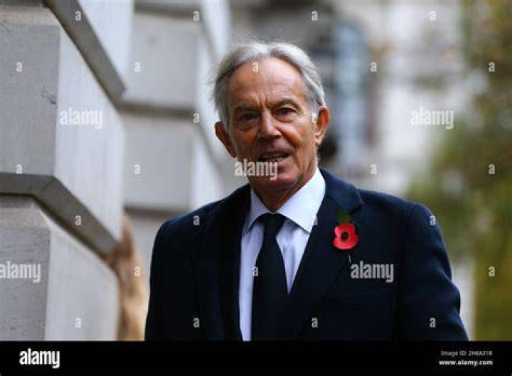 Former UK Prime Minister Tony Blair was listed by Epstein