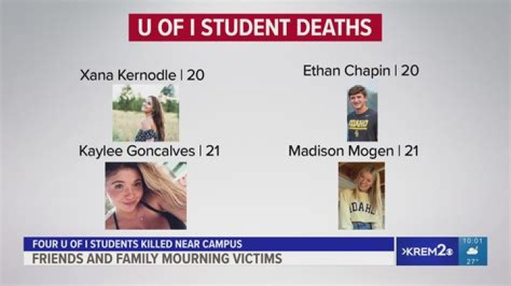 Four college students were found stabbed to death in their shared home last year