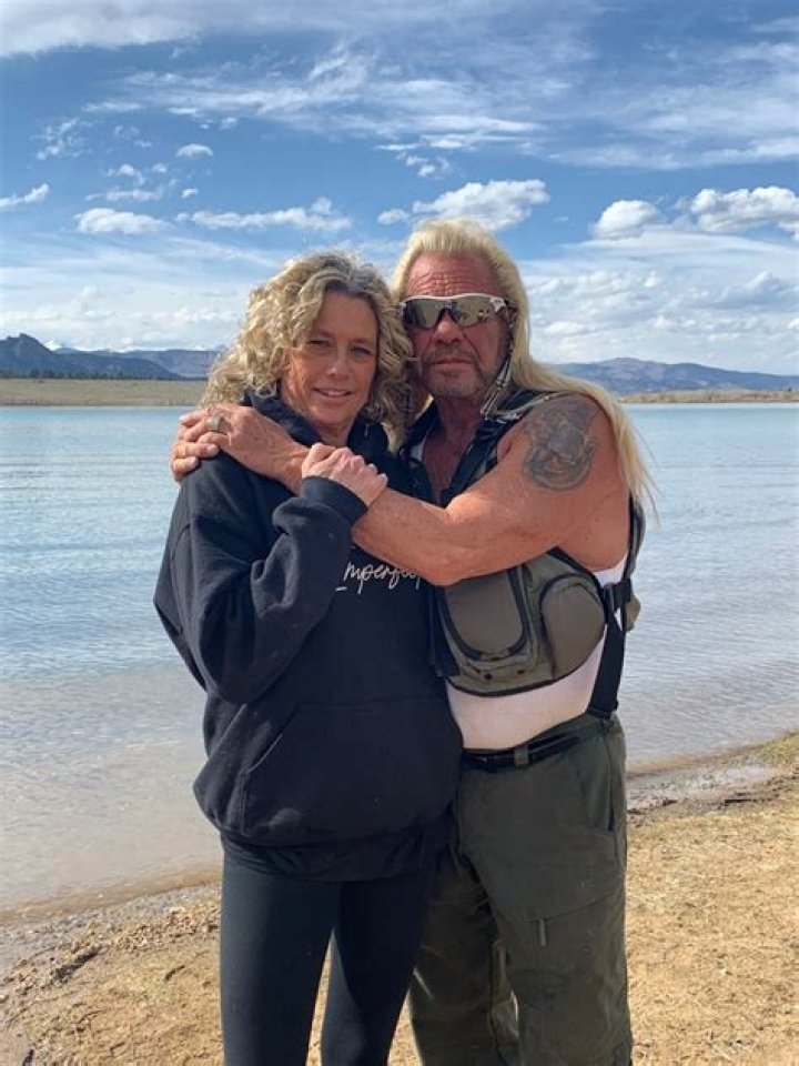  Francie shows off her engagement ring and her impressive catch during a recent fishing trip