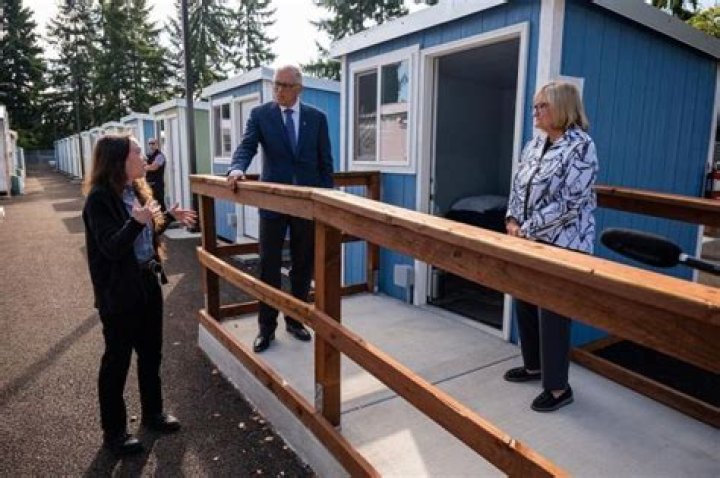 Franz Anderson Tiny Home Village is a new community in Olympia, Washington