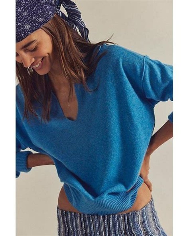 Free People blue sweater