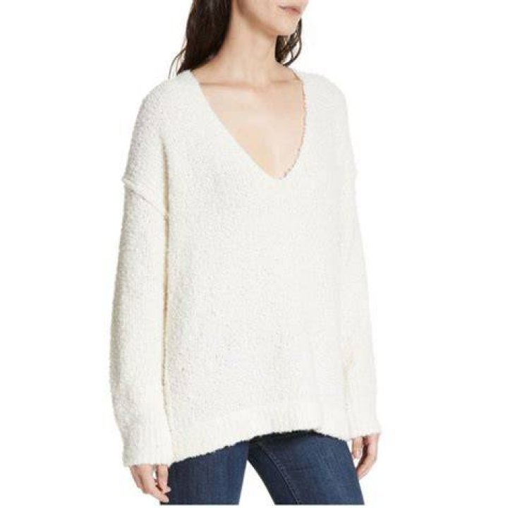 Free People ivory sweater