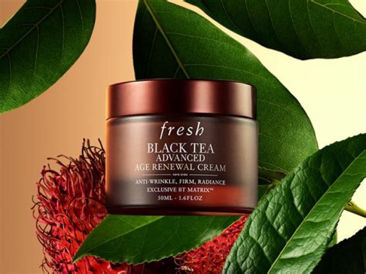Fresh black tea cream