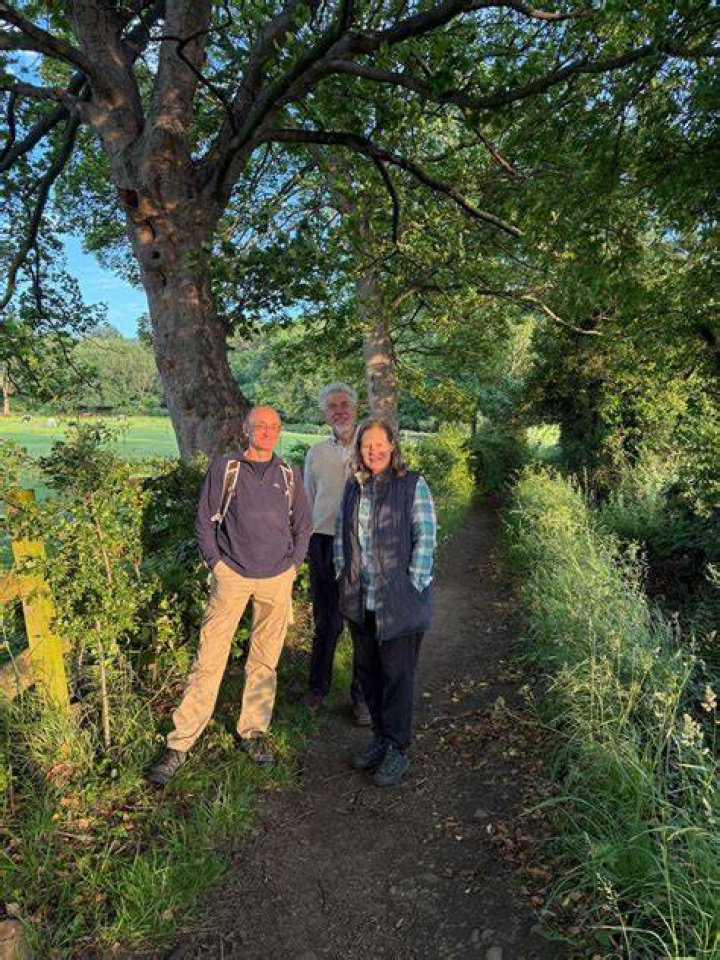 Friends step out in Otley, West Yorkshire