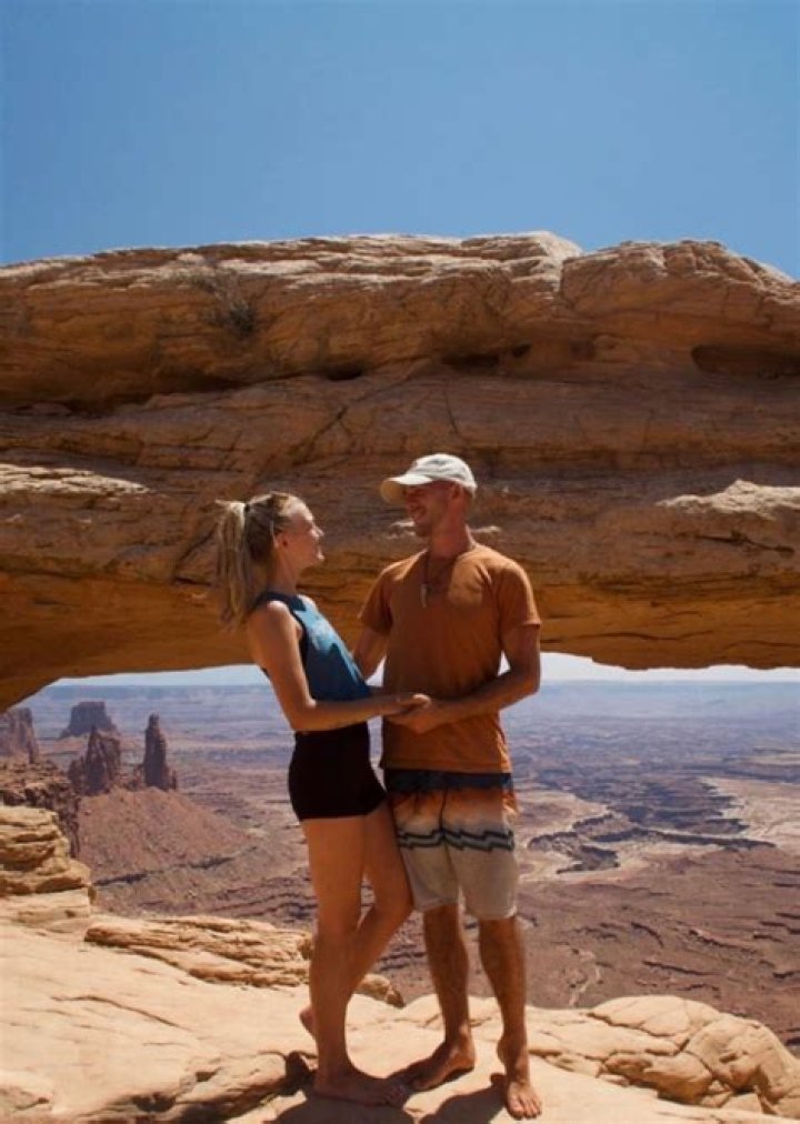 Gabby Petito in Arches National Park on August 12