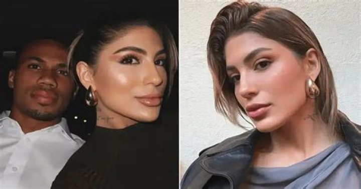 Gabrielle Figueiredo, left, is dating Arsenal defender Gabriel Magalhaes