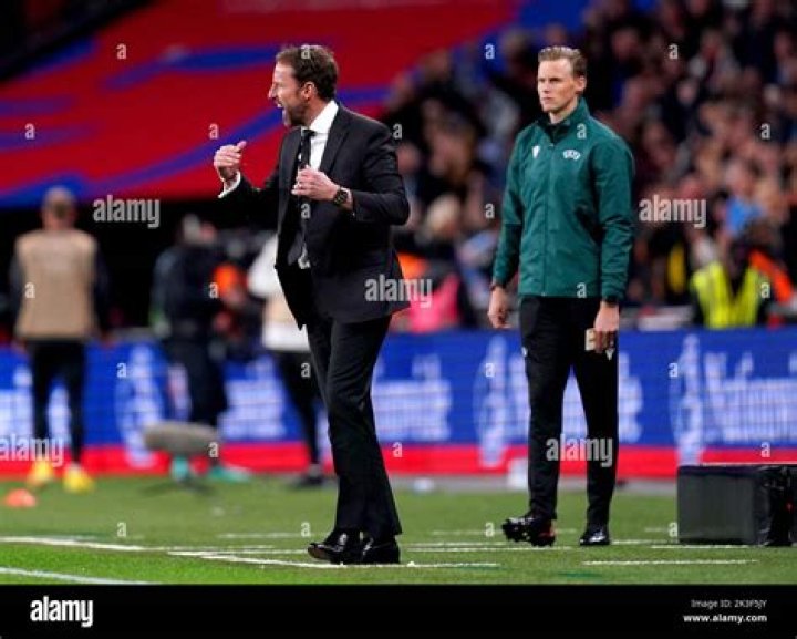 Gareth Southagte pictured at Wembley