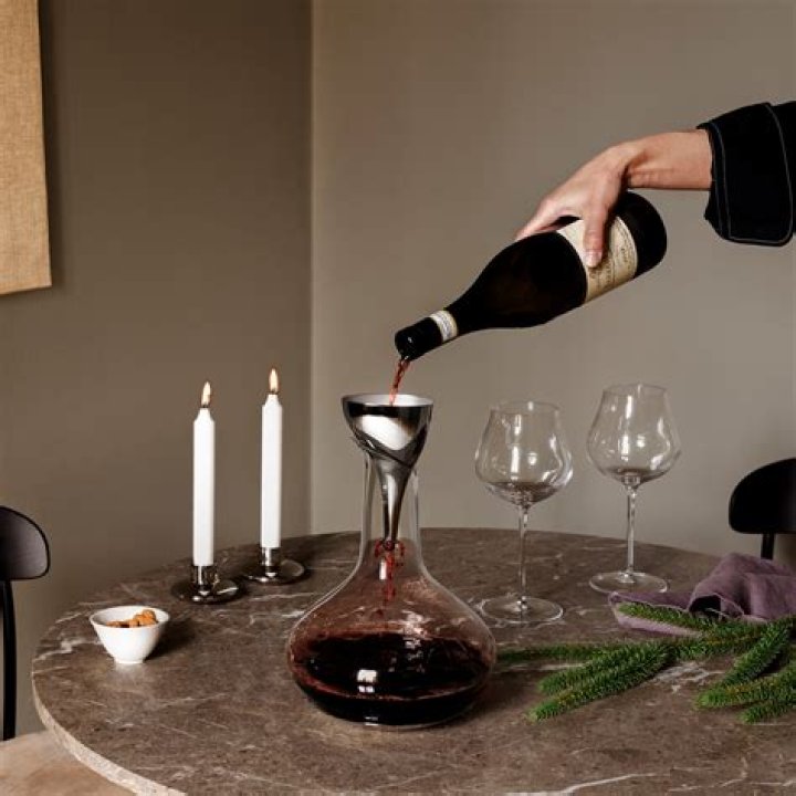 Georg Jensen Sky Wine Decanter Aerating Funnel