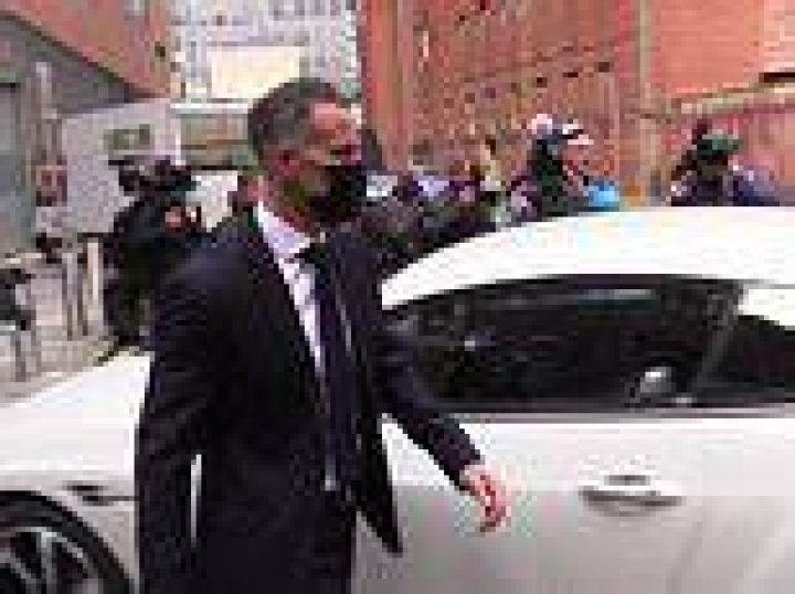 Giggs leaving court after pleading not guilty to all charges against him