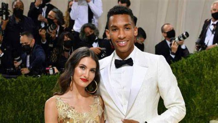 Girlfriend Nina Ghaibi has been thoroughly enjoying Auger Aliassime's recent performances