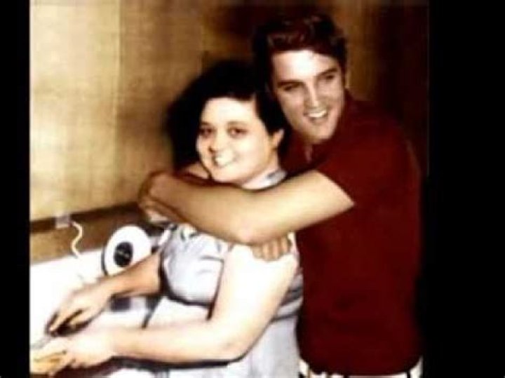 Gladys (right) died of heart failure at the age of 46, almost exactly 19 years before Elvis' death