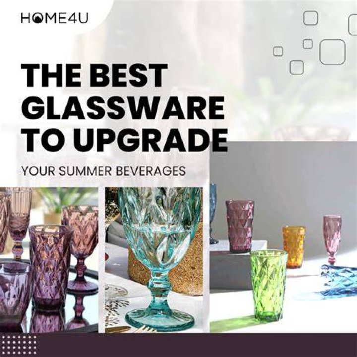 Glassware is also a summer must for $1.25