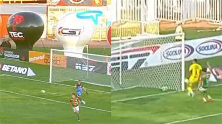 Goalkeeper Leandro Requena scored from inside his own six-yard box