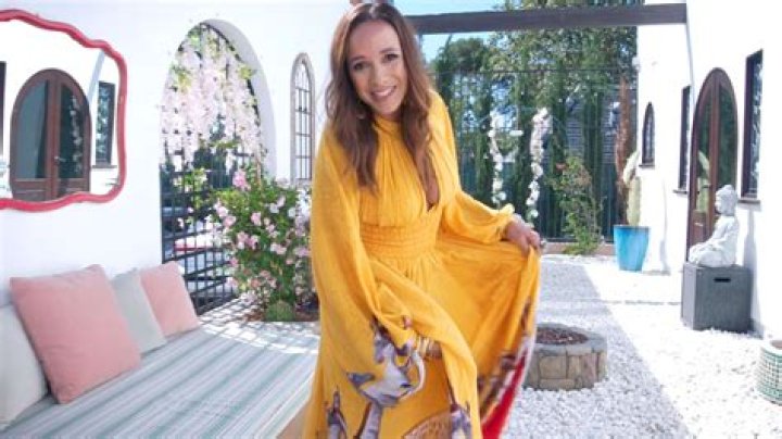 Gorgeous Dania Ramirez shows off her stunning figure as she poses in a yellow bikini