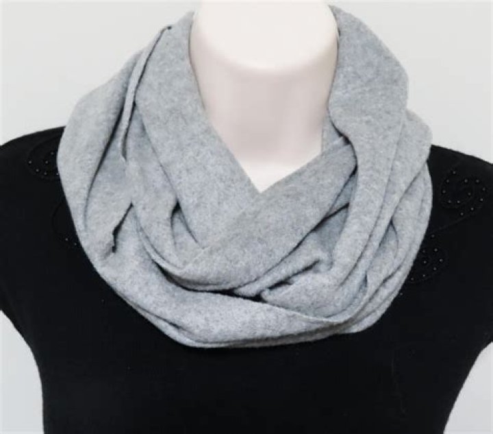 gray infinity scarf