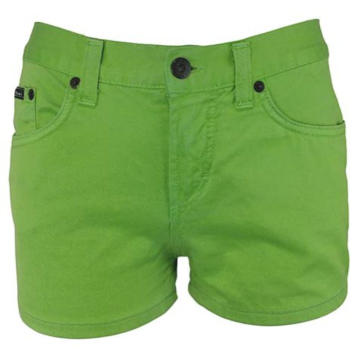 green shorts