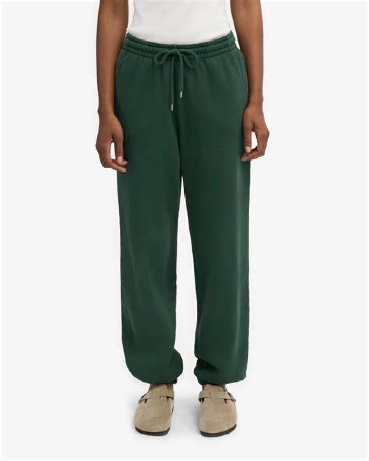 green sweatpants