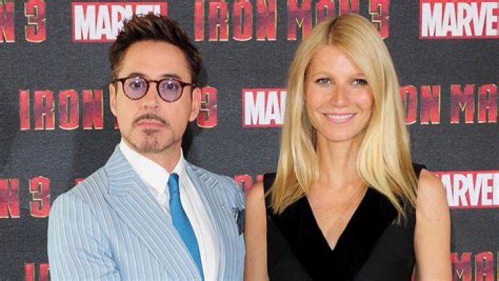 Gwyneth Paltrow and Robert Downey Jr. in Iron Man