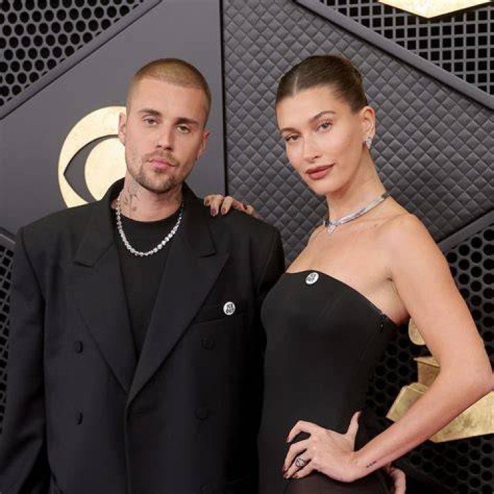 Hailey and Justin pictured in public in June 2023