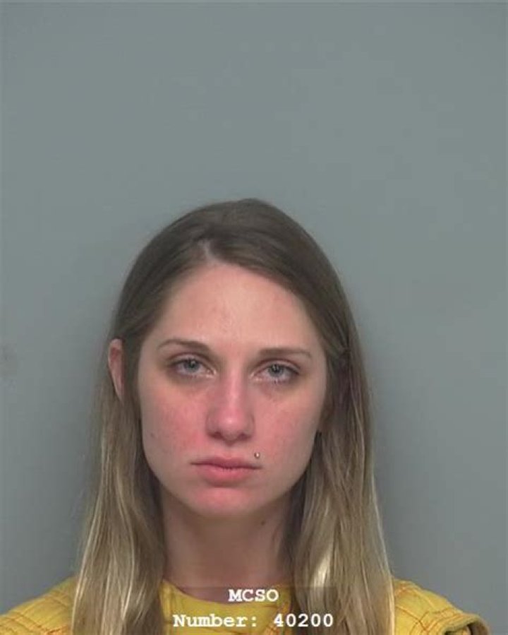 Halie was arrested for her role in a group brawl