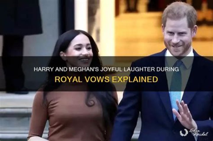 Harry and Meghan laughing during their interview with Oprah